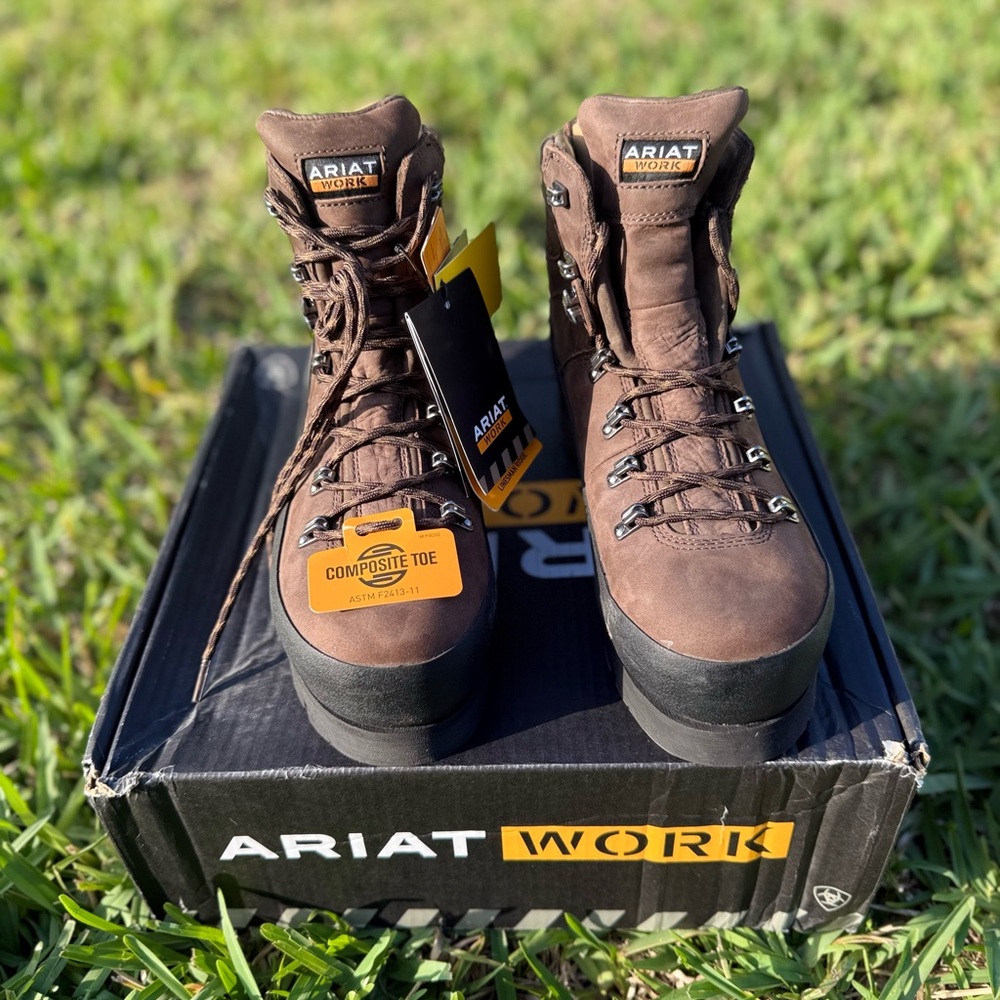 Ariat Work Boots Linesman Ridge 6” GTX Composite Toe - Waterproof  Gore-Tex